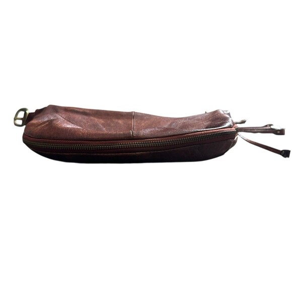 FRYE Purse Hobo Crossbody Slouchy Crest Belle Leather Western Rockabilly Boho - Picture 4 of 16